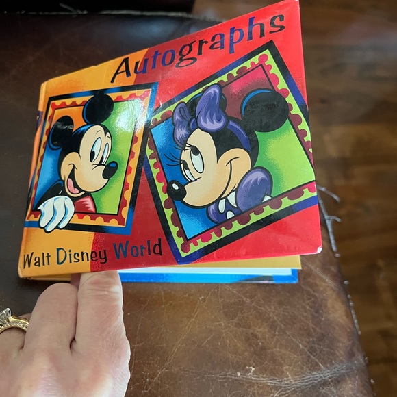 Walt Disney world autograph book